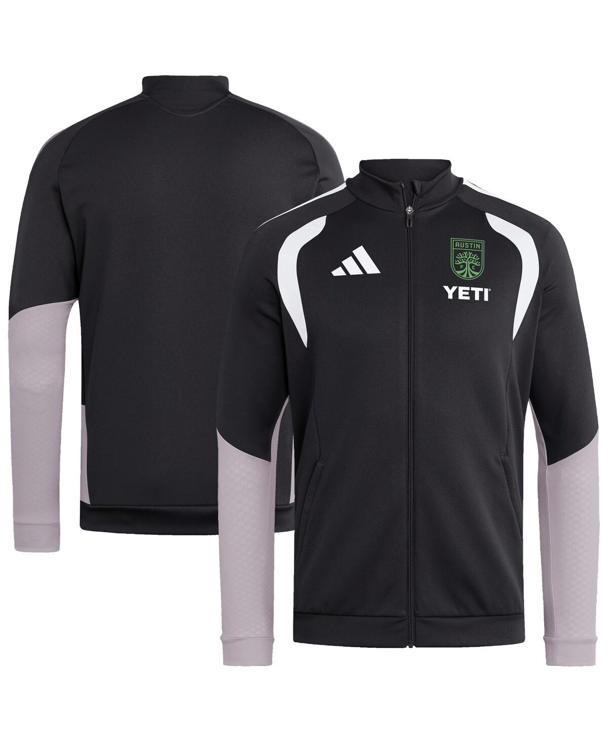 Adidas Men's Black Austin Fc 2026 Competition Training Full-Zip Jacket