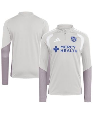 Men's Silver FC Cincinnati 2026 Tiro Competition Quarter-Zip Training Sweatshirt