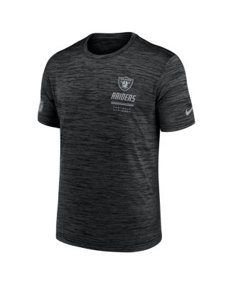 Men's Black Las Vegas Raiders Sideline Double Covered Dri-FIT Velocity T-Shirt