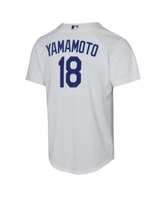 Nike Big Boys and Girls Yoshinobu Yamamoto White Los Angeles