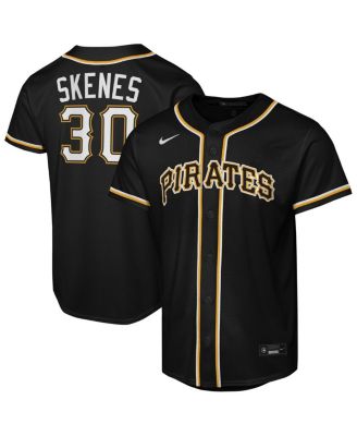 Big Boys and Girls Paul Skenes Black Pittsburgh Pirates Fashion Replica Player Jersey