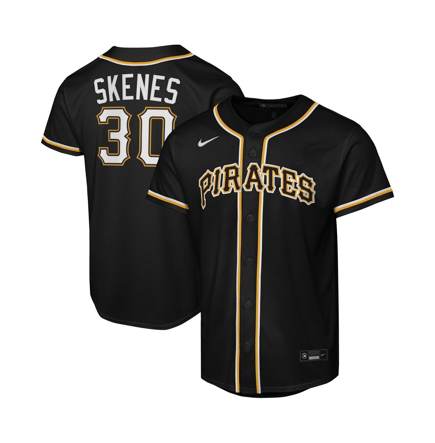 Детский топ Nike Paul Skenes Black Pittsburgh Pirates Fashion Replica Player Jersey — фото 1