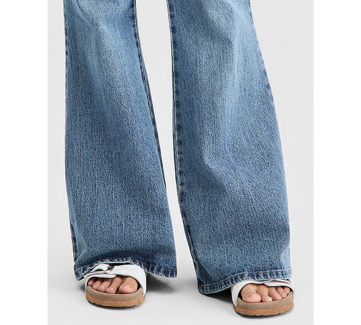 And Now This Women's Crocheted-Scarf Flare Jeans, Macy's Exclusive view 6 — MAYCSS fashion products