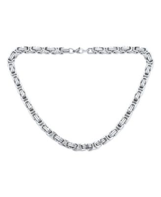 Biker Jewelry Urban Double Link Flexible Heavy Chain Necklace Stainless Steel