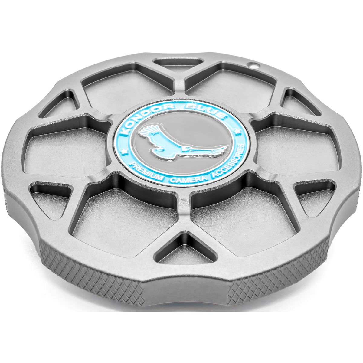 Kondor Blue Aluminum Body Cap for Canon Rf Mount Cameras
