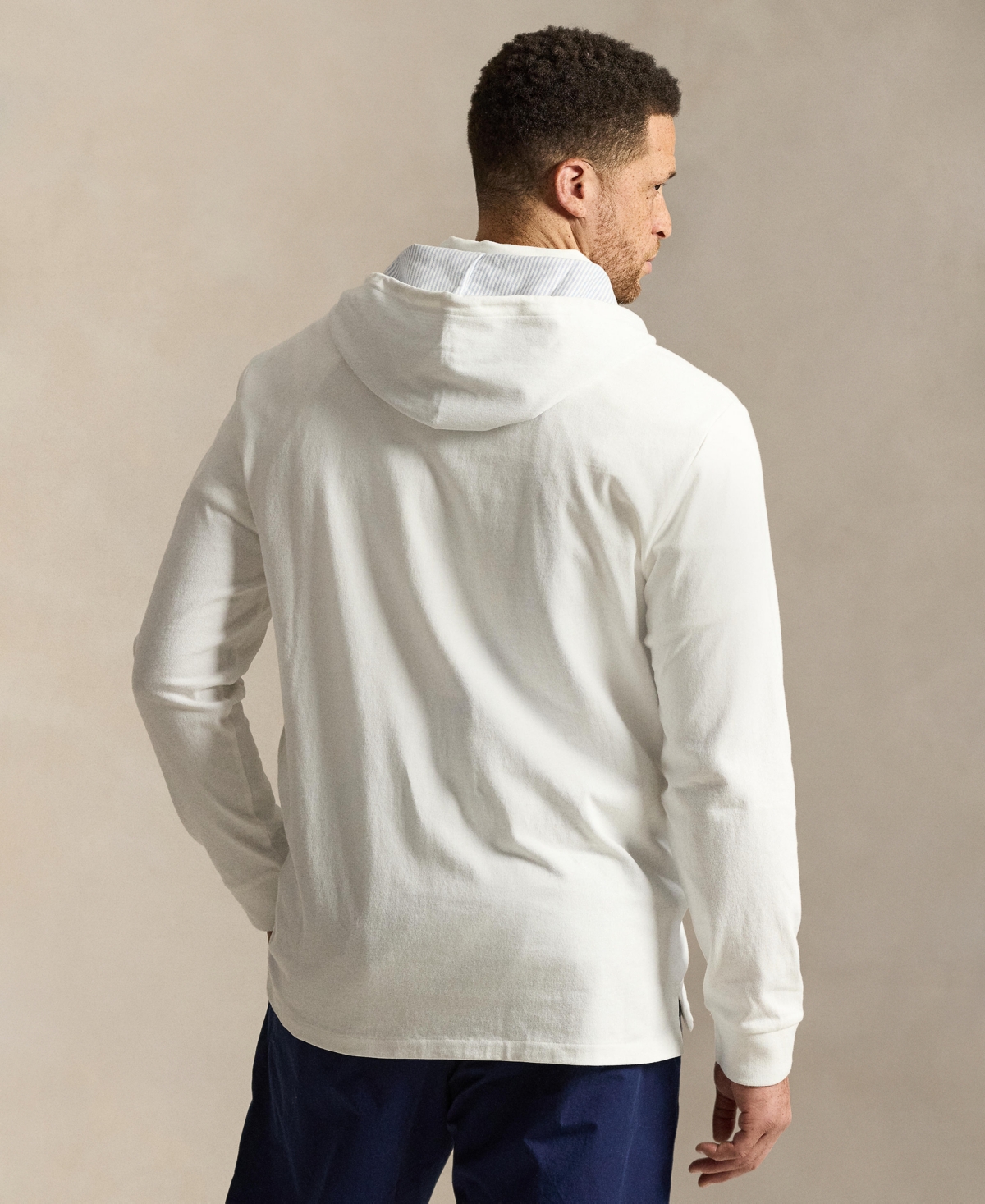 Polo Ralph Lauren Men's Big & Tall Bear Jersey Hoodie
