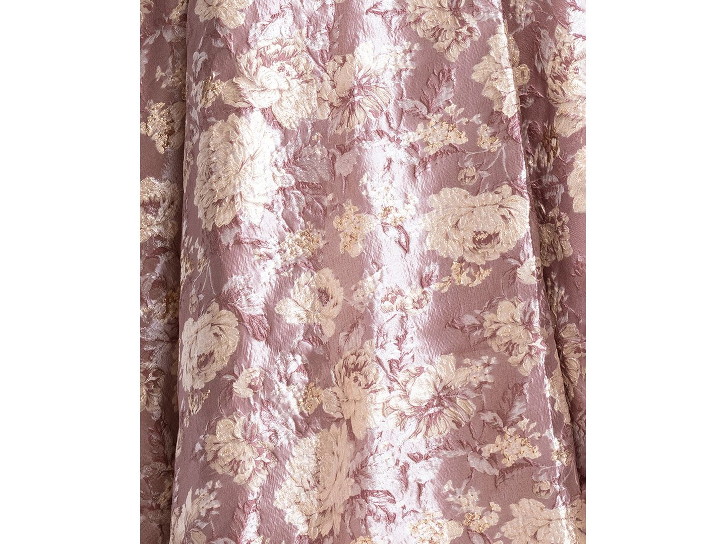 Женское платье XSCAPE Strapless Brocade Ball Gown, цвет: Розовато-лиловый / Золотой — фото 5