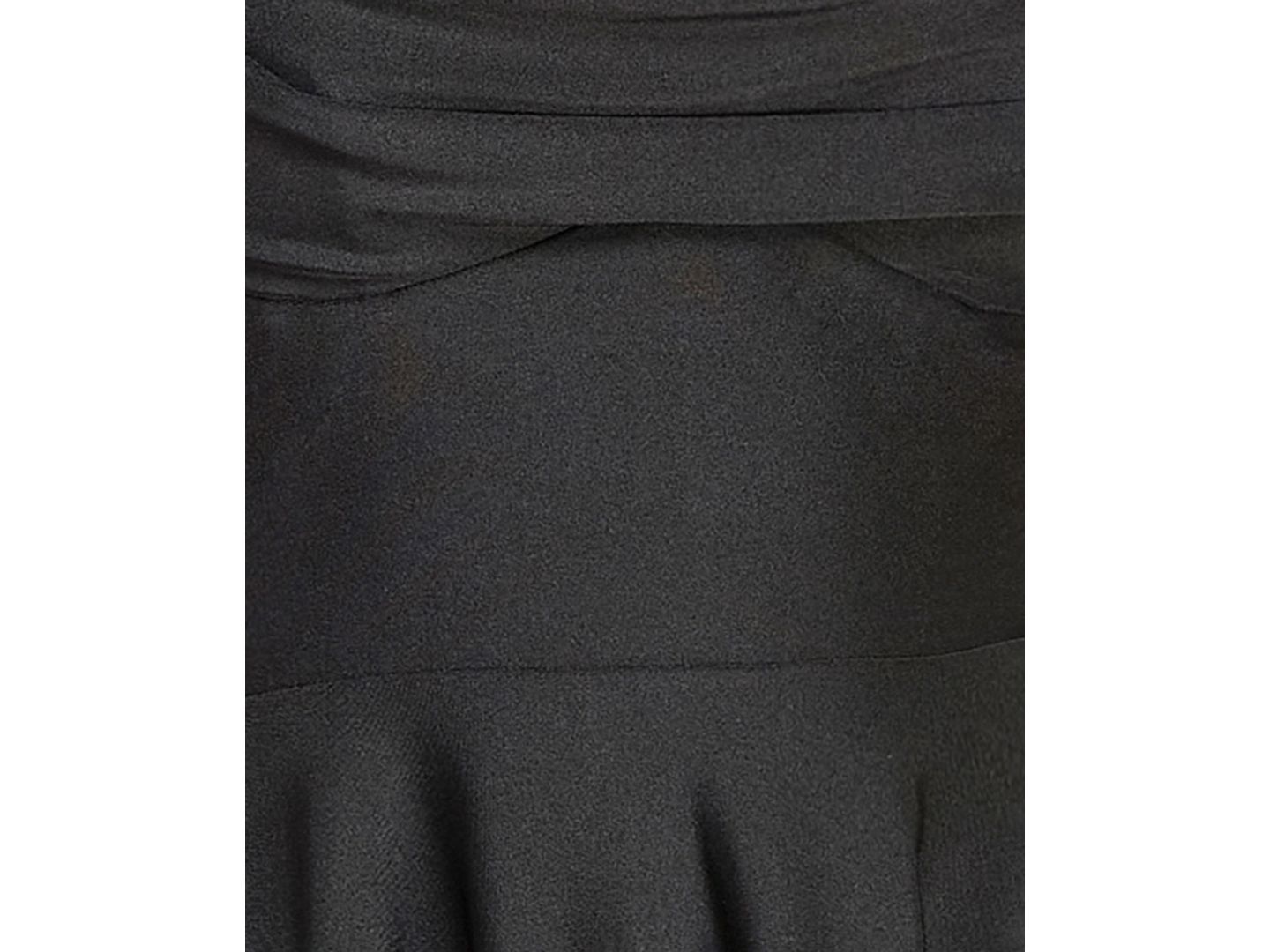 Женское платье City Studios Juniors' Satin Lace-Trim Fit & Flare, цвет: Чёрный — фото 5