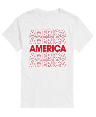 Men's America Repeated Short-Sleeve Graphic T-Shirt
