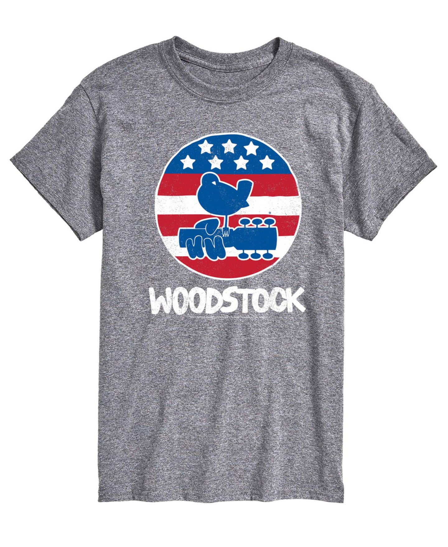 Мужская футболка AIRWAVES Woodstock Americana Short-Sleeve Graphic, цвет: Меланжевый — фото 1