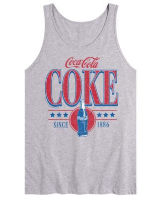 Men's Coca-Cola 90s Collegiate Design Sleeveless Graphic Tank