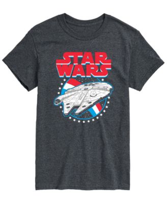 Men's Star Wars Millennium Falcon Americana Short-Sleeve Graphic T-Shirt