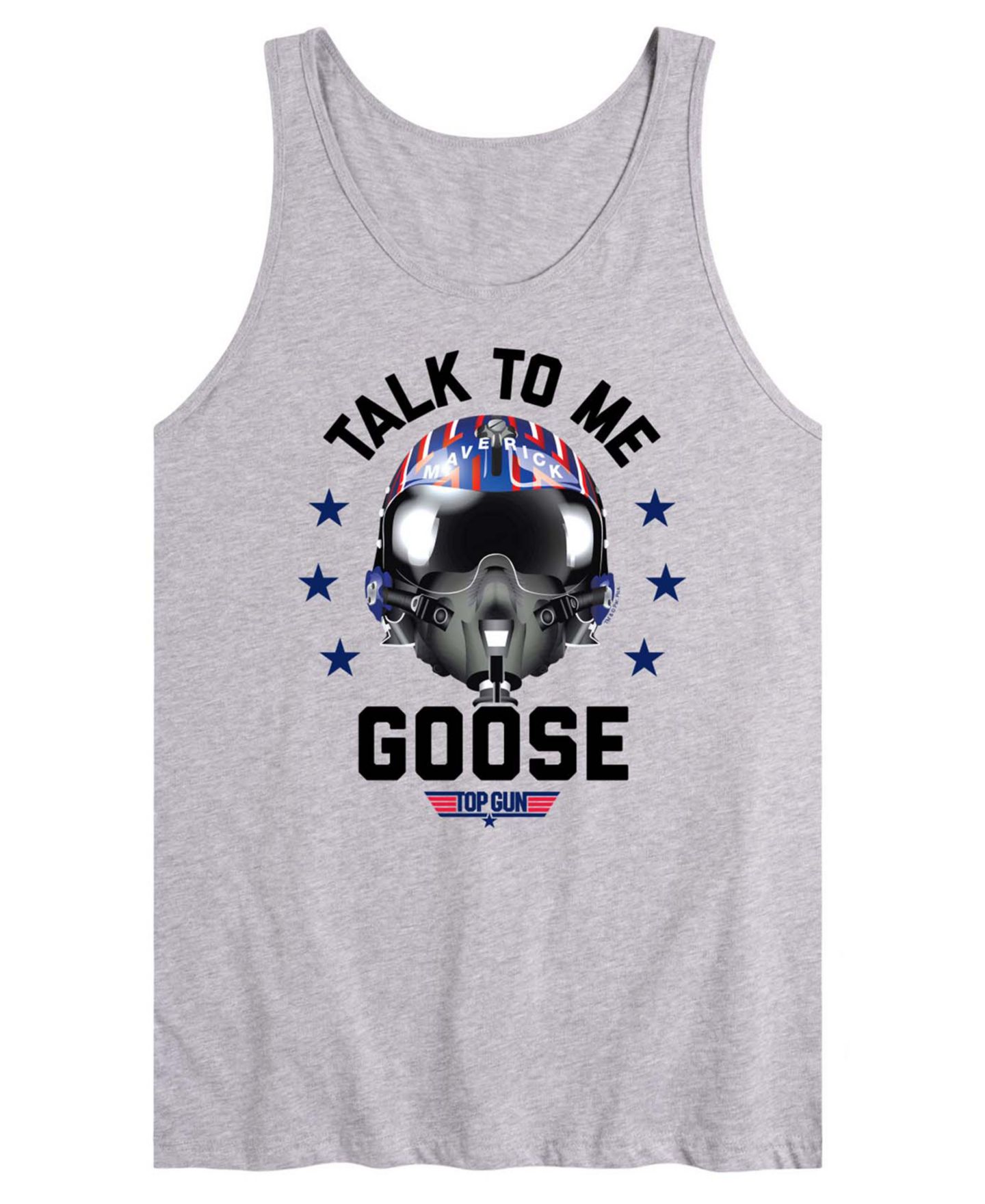 Мужской топ AIRWAVES Talk To Me Goose Sleeveless Graphic, цвет: Меланжевый — фото 1