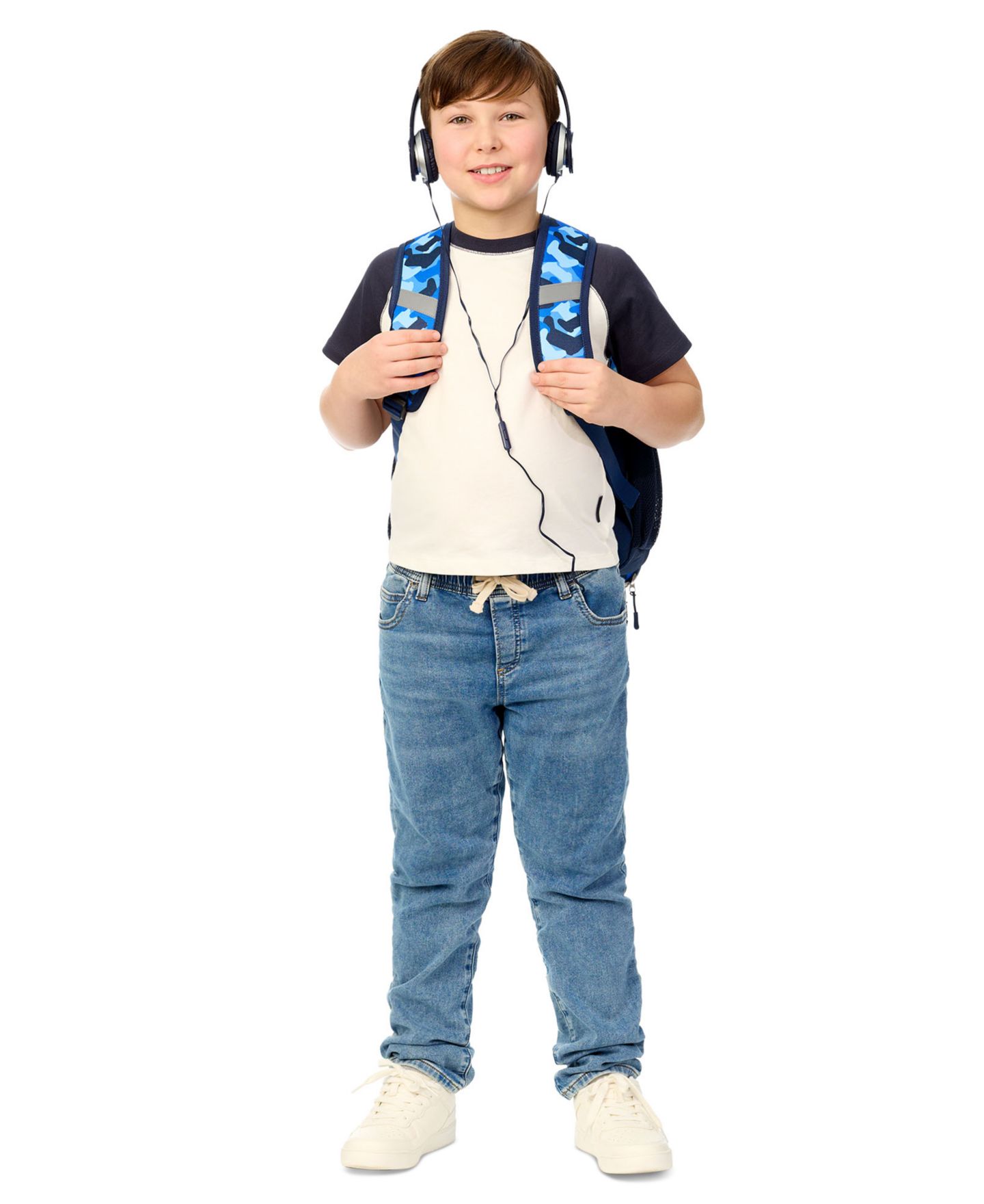 Сумки Extreme Nation Camo Gamer Backpack, Headphone and Lunch Box, 3-Piece Set для мальчиков, цвет: Синий — фото 9