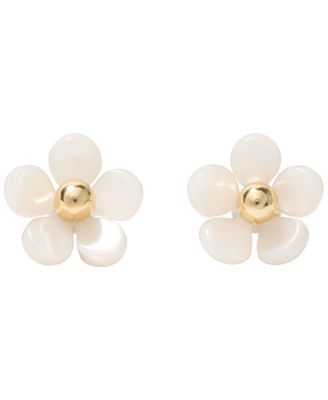 Gold-Tone Summer Daze Flower Stud Earrings