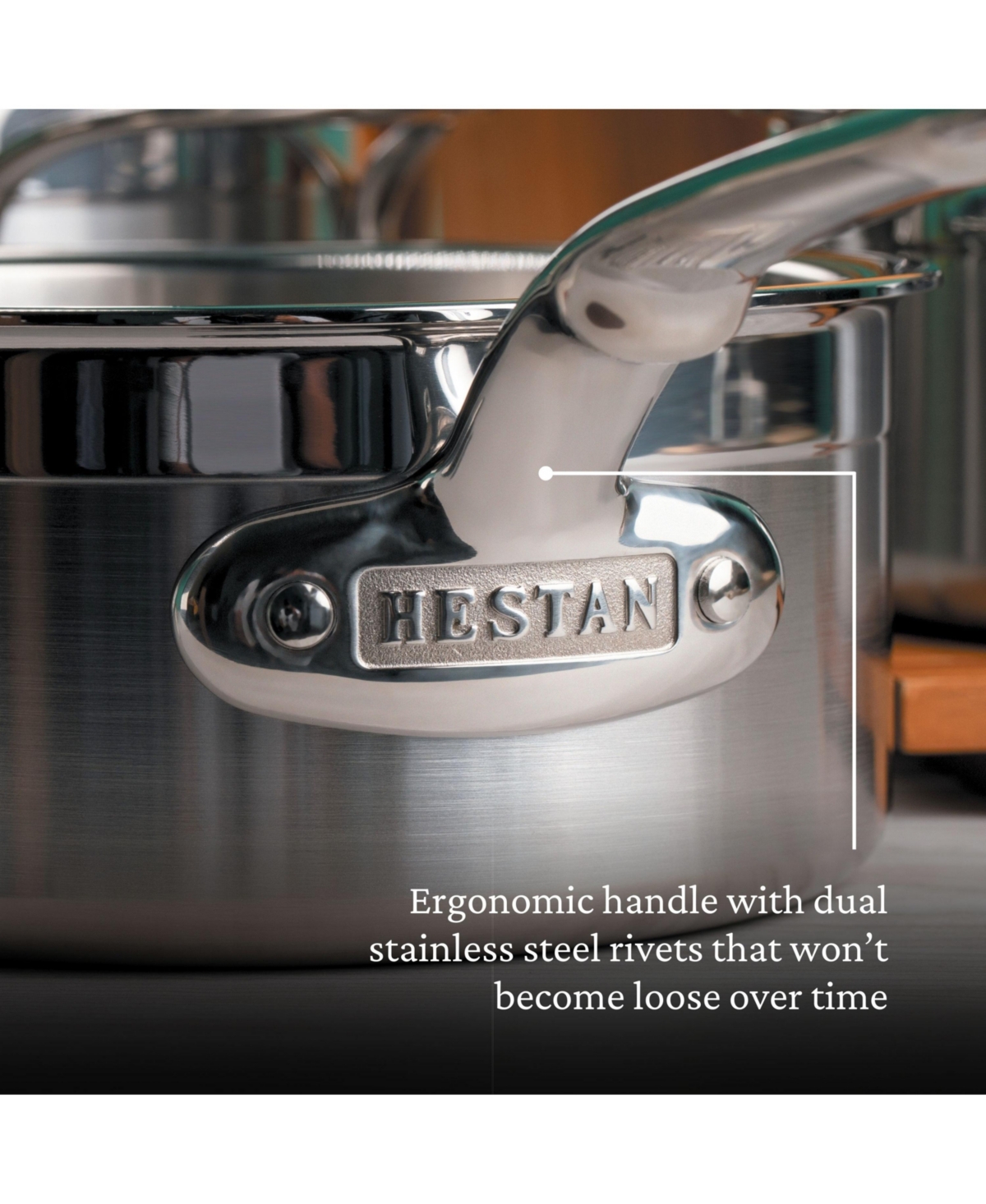 ProBond Clad Stainless Steel 2-Quart Covered Saucepan