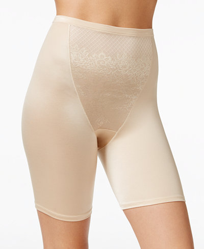 Vanity Fair Smoothing Comfort Lace-Panel Slip Shorts 12290