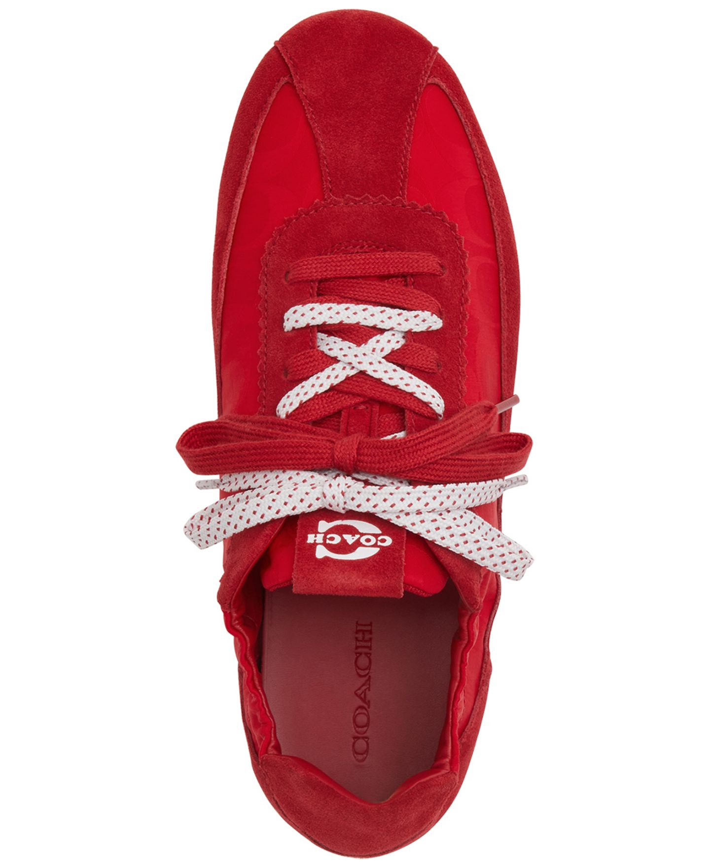 Женские кроссовки COACH Soft Lace-Up, цвет: Маковый — фото 4