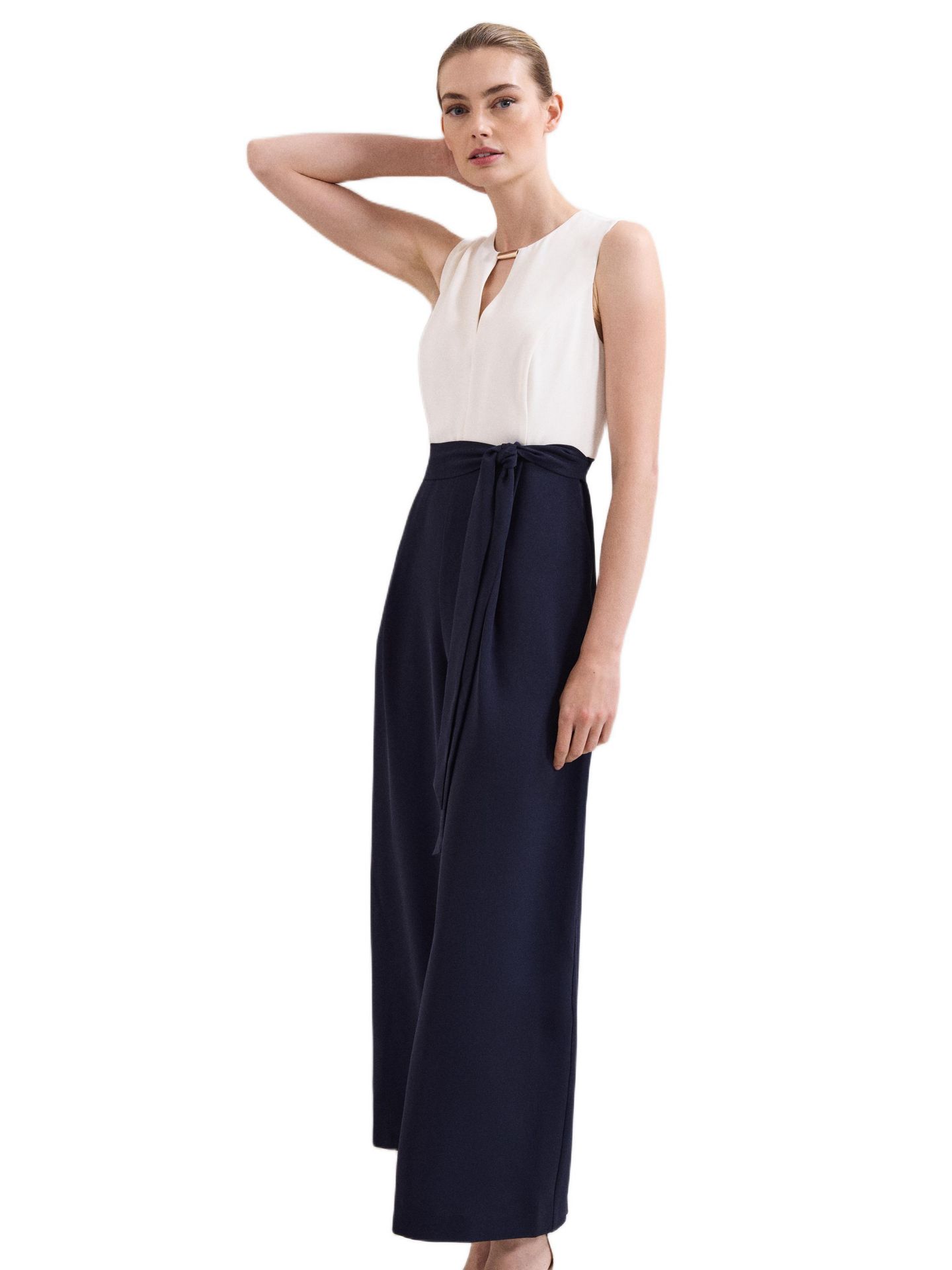 Женский комбинезон Phase Eight Brylee Wide Leg Jumpsuit, цвет: Натуральный — фото 3