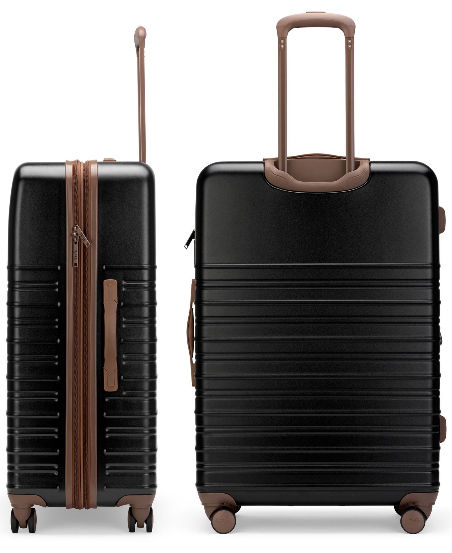 Чемоданы Von Dutch Retro Trek 3-Piece Expandable Hardside Spinner Luggage Set, цвет: Чёрный — фото 6