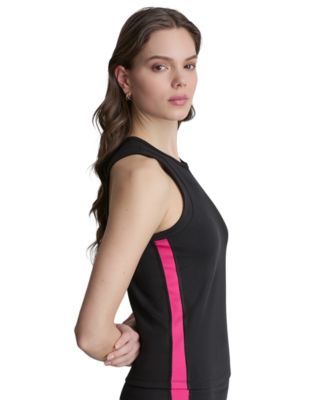 Women's Side Stripe Crewneck Tank Top
