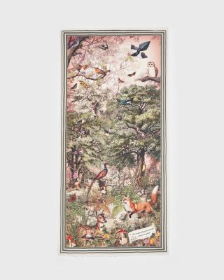 Women's Taupe Woodland Tales Long Scarf