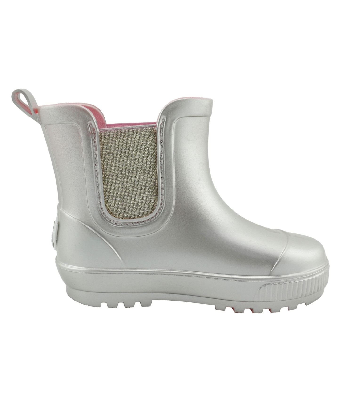 Ботинки BEARPAW Chelsea Waterproof Rain Boots для малышей, цвет: Шампань металлик — фото 7