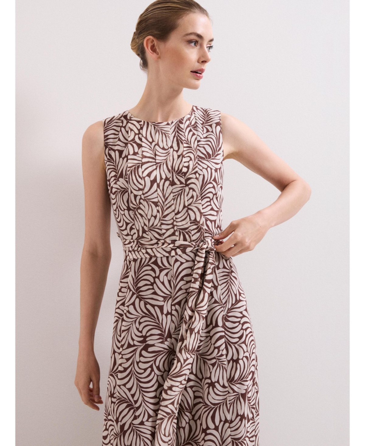 Phase Eight Women's Janine Leaf Sleeveless Jumpsuit