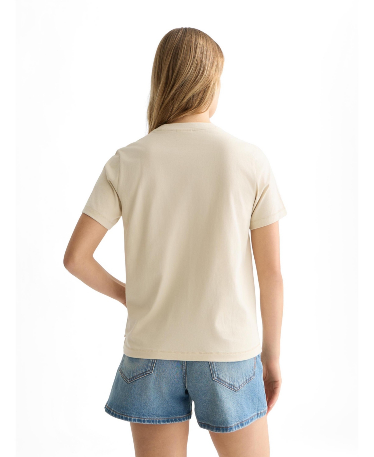 Scotch & Soda Women's Tops and Tees for Women Embroidered Artwork Regular-Fit T-Shirt