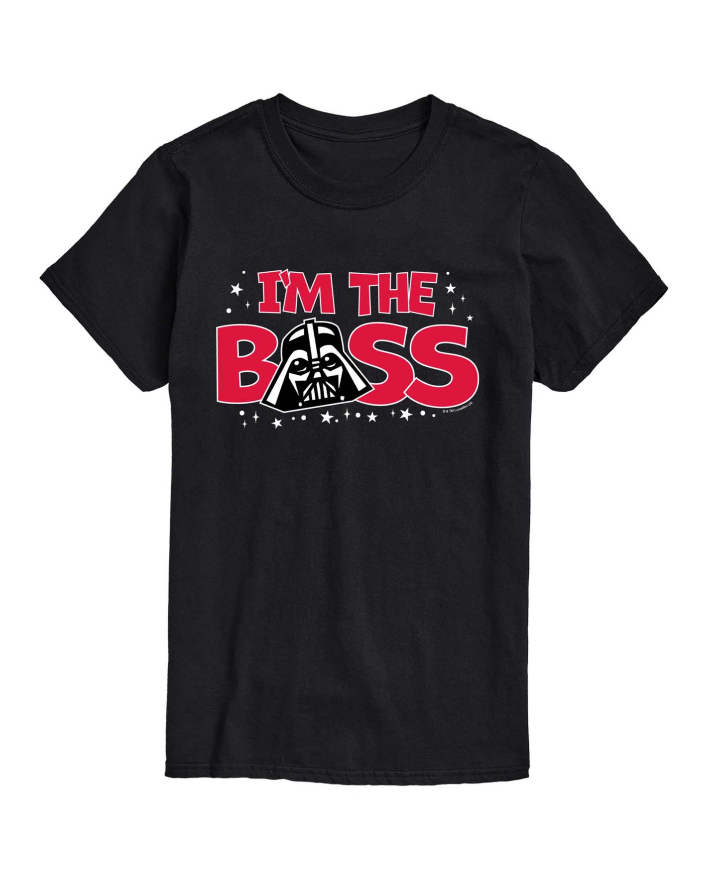 Мужская футболка AIRWAVES Vader Im The Boss Short-Sleeve Graphic, цвет: Чёрный — фото 1