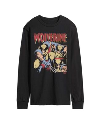 Men's Wolverine Vintage Faded Long-Sleeve Graphic T-Shirt