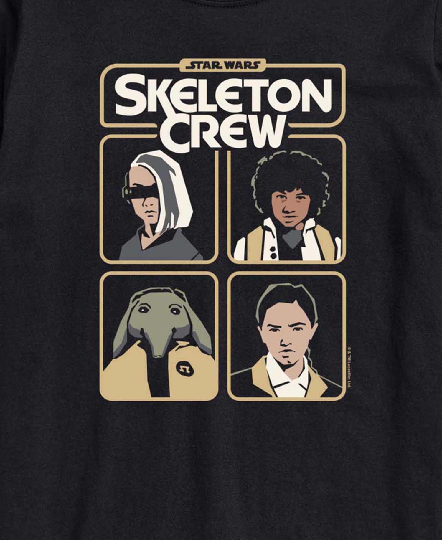 Men's Skeleton Crew Grid Short-Sleeve Graphic T-Shirt