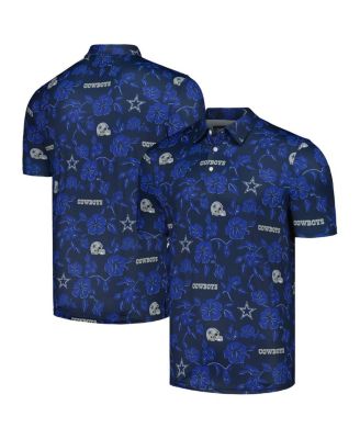 Men's Navy Dallas Cowboys Pua Performance Polo Shirt