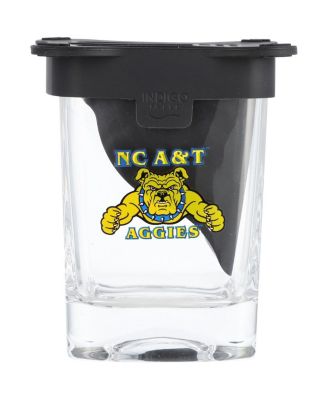 North Carolina A T Aggies 10oz. Ice Wedge Glass