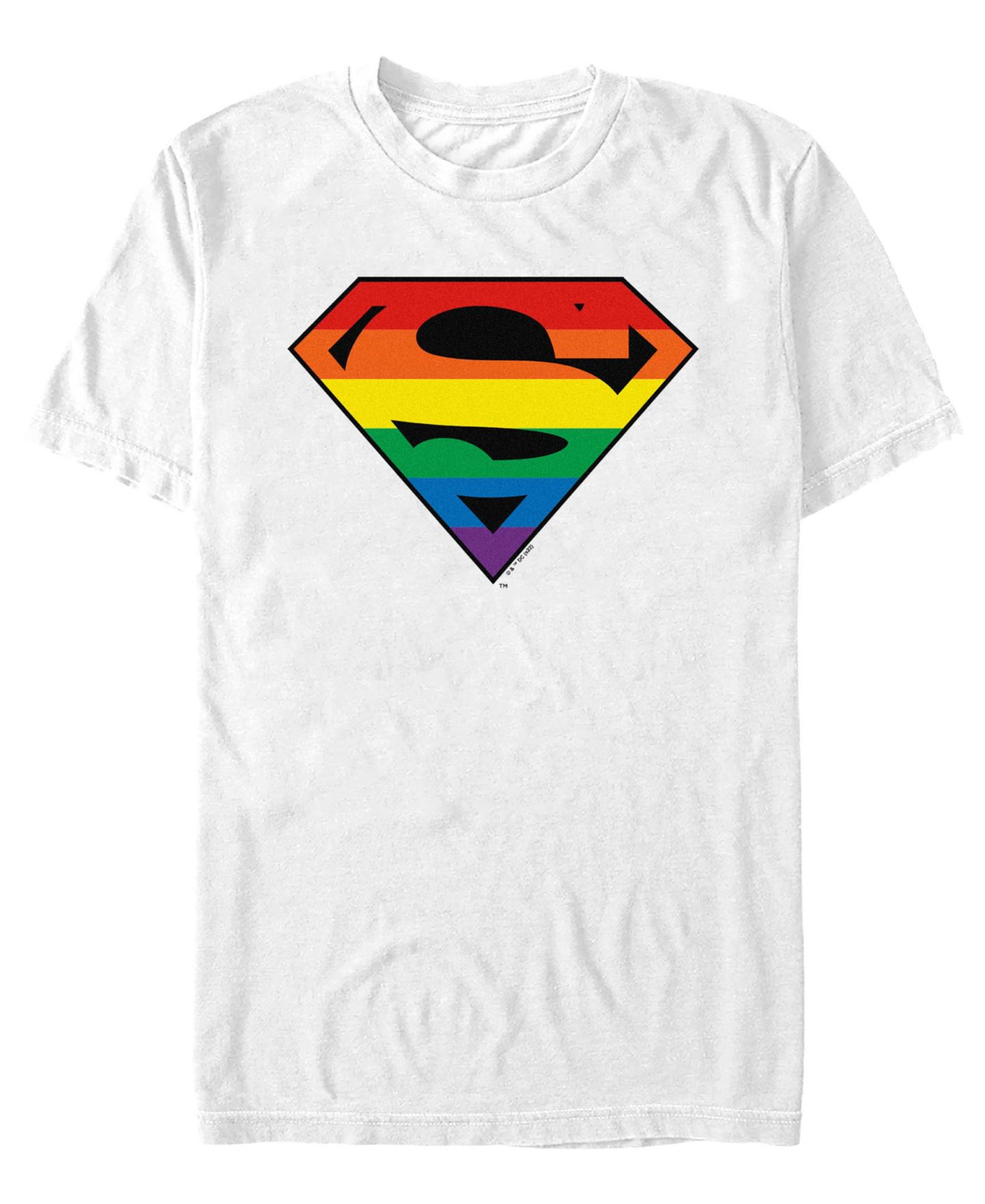 Мужская футболка Design By Humans Super Prideful Short-Sleeve, цвет: Белый — фото 1