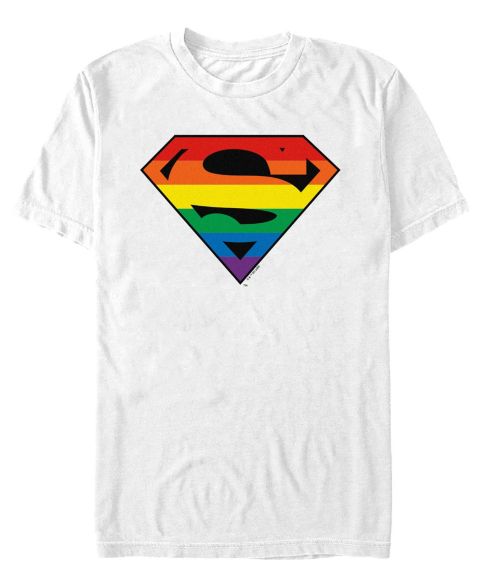 Мужская футболка Design By Humans Super Prideful Short-Sleeve, цвет: Белый