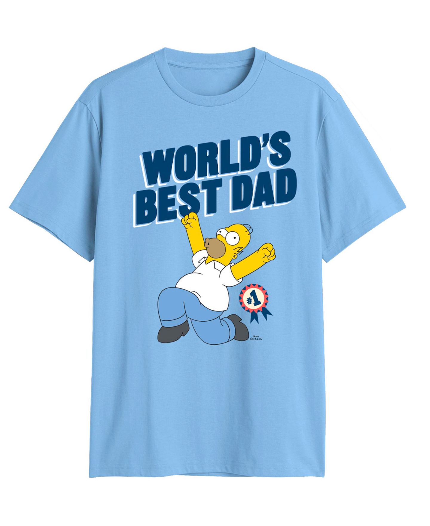 Мужская футболка Fifth Sun One Dad Bod Short-Sleeve, цвет: Светлый синий — фото 1