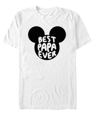 Men's Best Papa Ever Mouse Short-Sleeve T-Shirt
