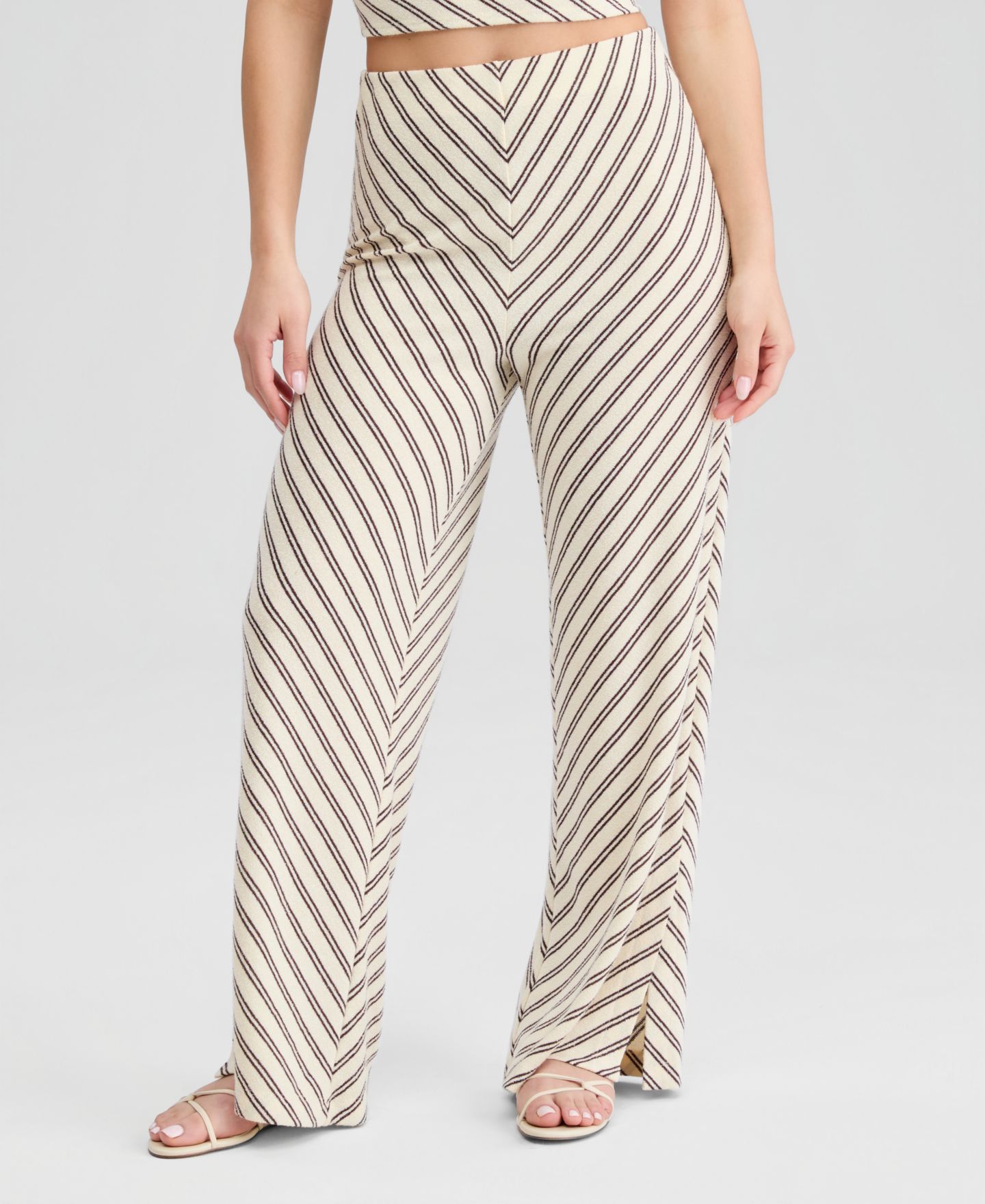 Женские брюки And Now This Petite Long Casual Flare, цвет: Коричневый — фото 2