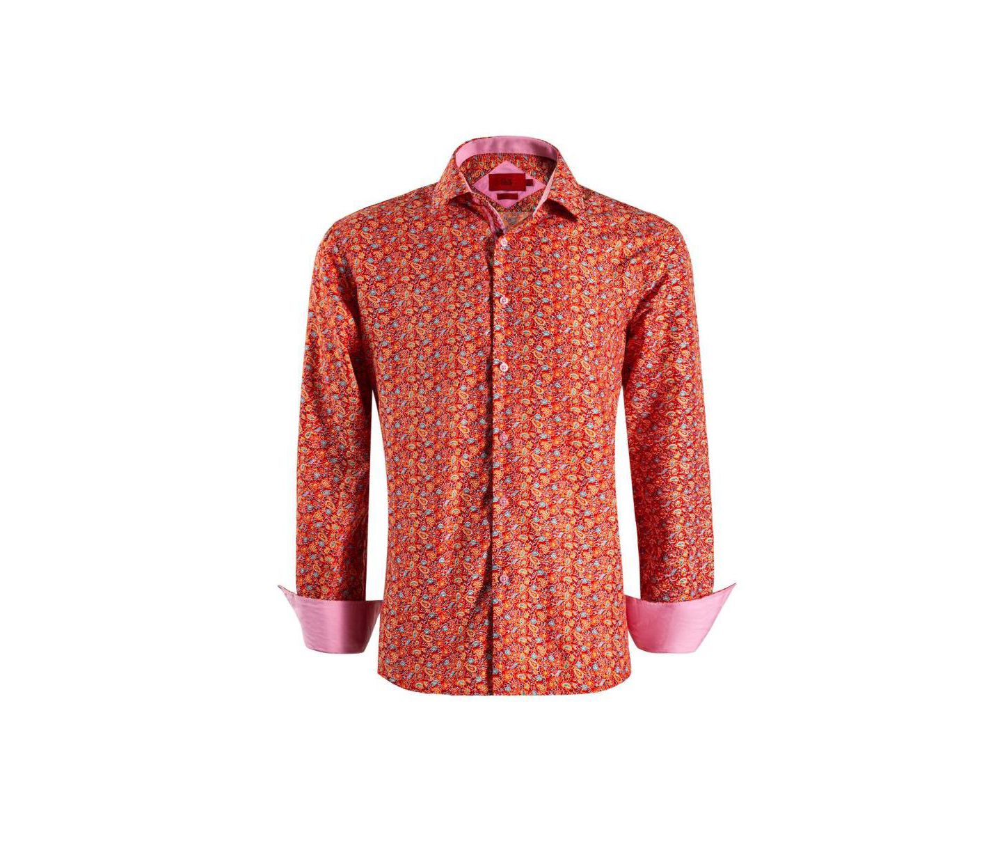 Мужская рубашка Elie Balleh Slim Fit Paisley Print Button-Down — фото 2