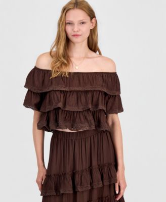 Women's Ruffled Tiered Top