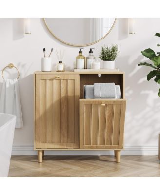 Sloping Laundry Basket with Removable Inner Basket