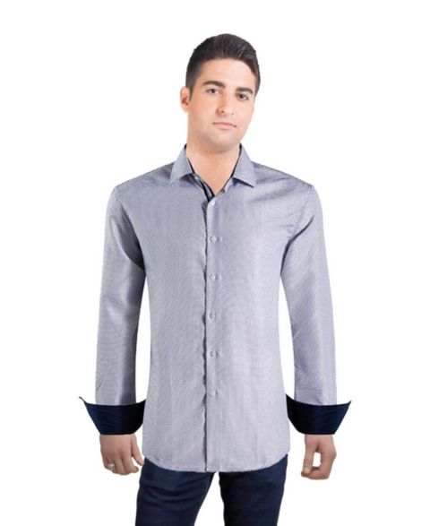 Мужская рубашка Elie Balleh Slim Fit Honeycomb
