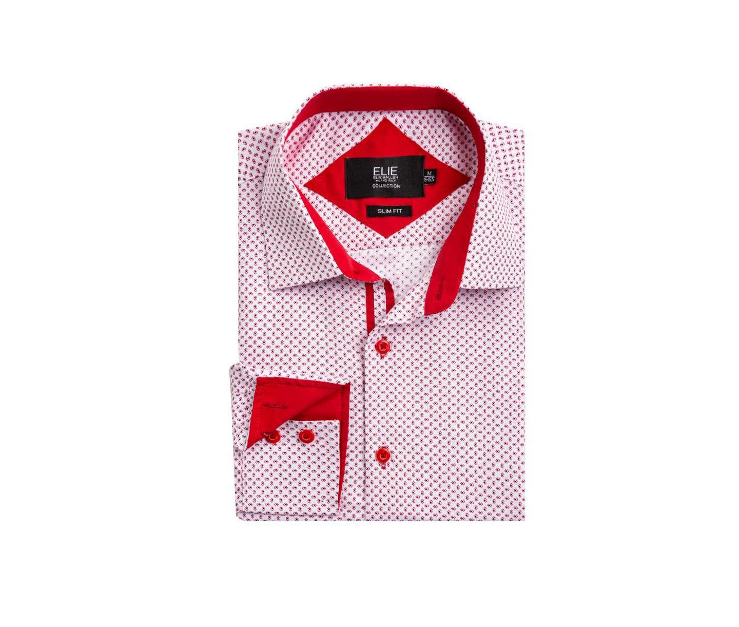 Мужская рубашка Elie Balleh Slim Fit Micro Ditsy Button-Down — фото 3