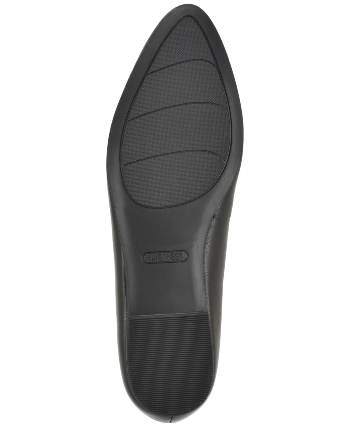 Женские балетки Nine West Valore Slip-On Dress Ballet Flats, цвет: Чёрный кожаный — фото 5