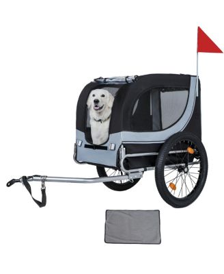 Large Folding Pet Bike Trailer All-Terrain Dog Carrier