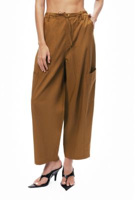 Women's High-Waisted Cargo Pocket Pants