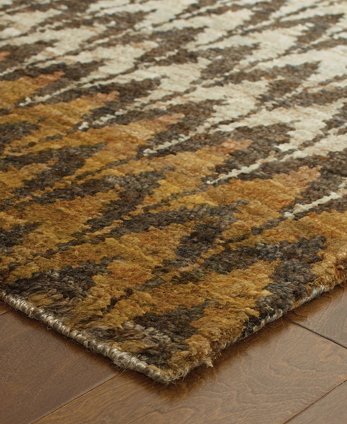 Tommy Bahama Home Ansley Jute 50908 Brown 3' 6" x 5' 6" Area Rug Macy's