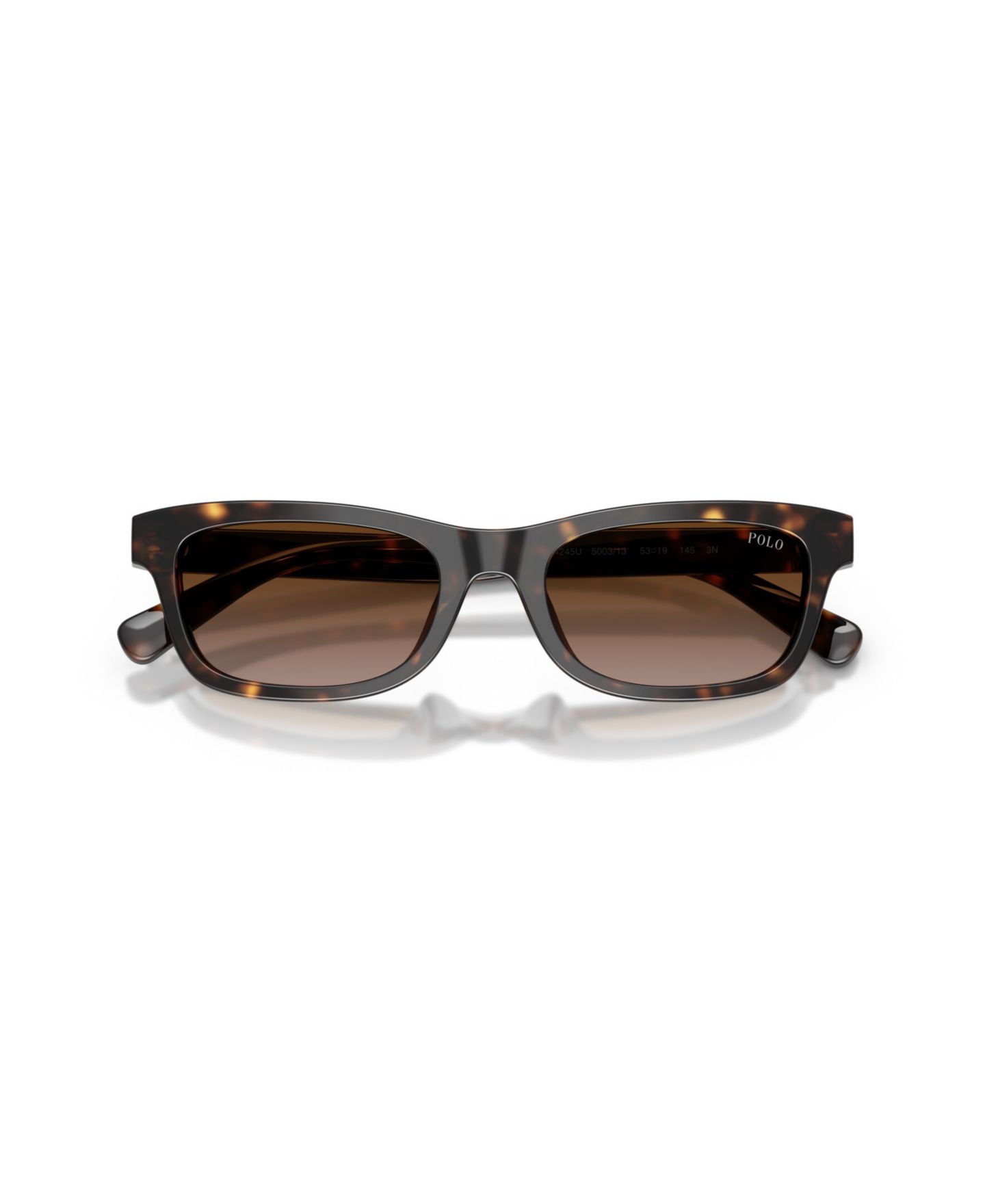 Солнцезащитные очки Polo Ralph Lauren Unisex Sunglasses, PH4245U, цвет: Блестящий чёрный — фото 9
