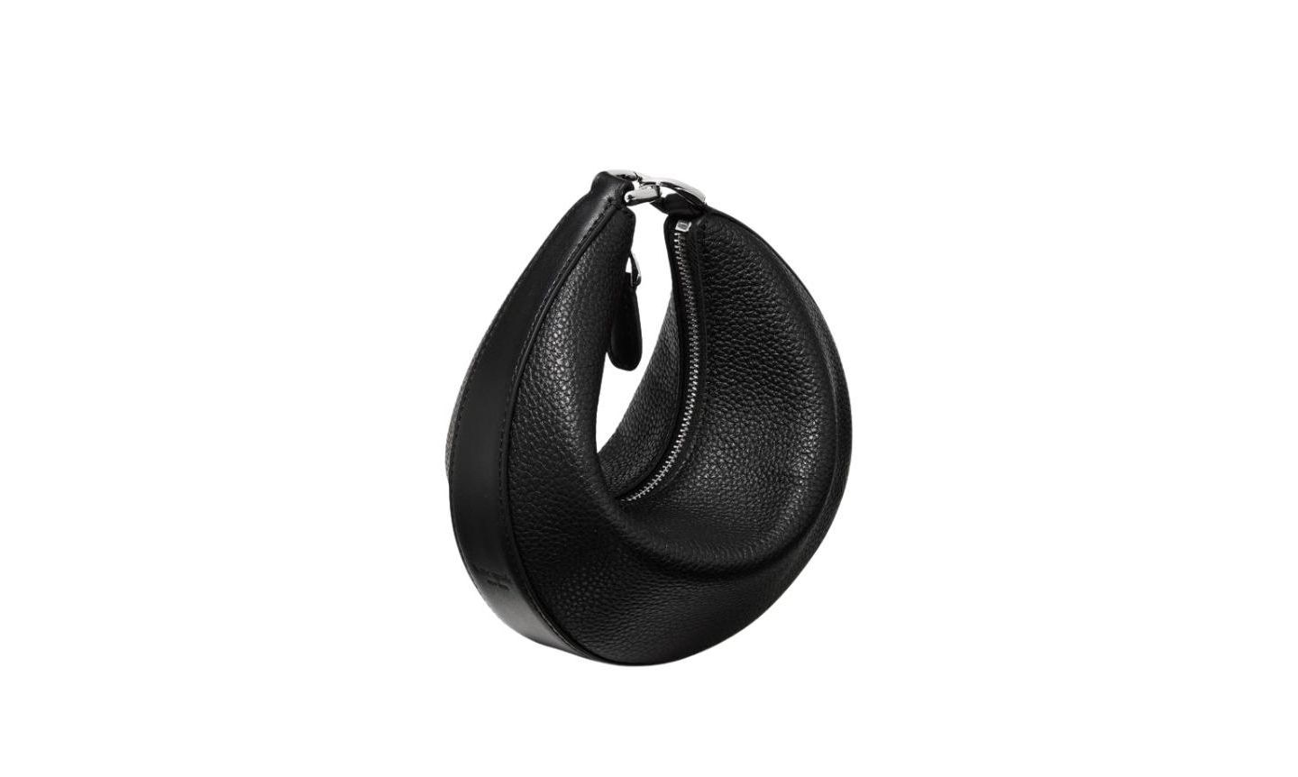 Женские сумки kate spade new york Duo Leather Mini Shoulder, цвет: Чёрный / Серебряный — фото 4